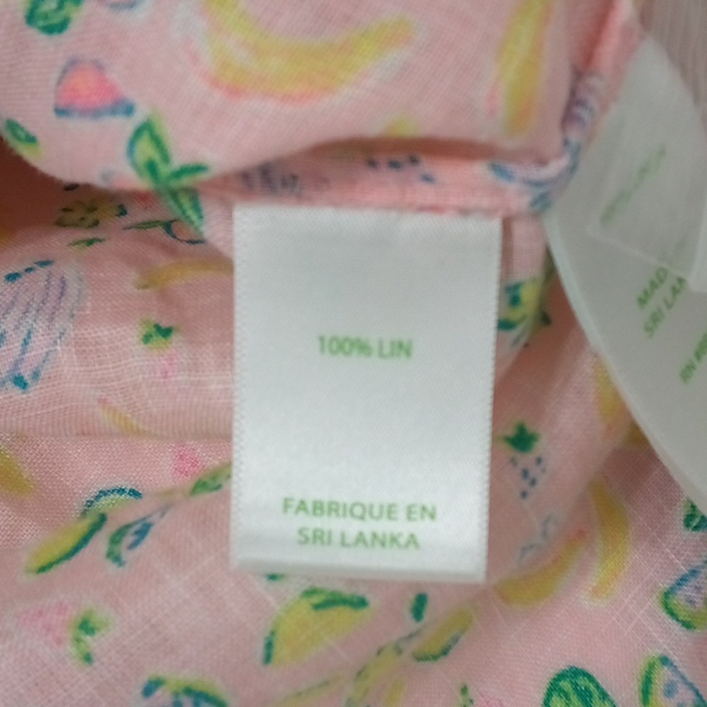 Lilly Pulitzer Juicy Fruit Linen Shirt - Picture 7 of 12